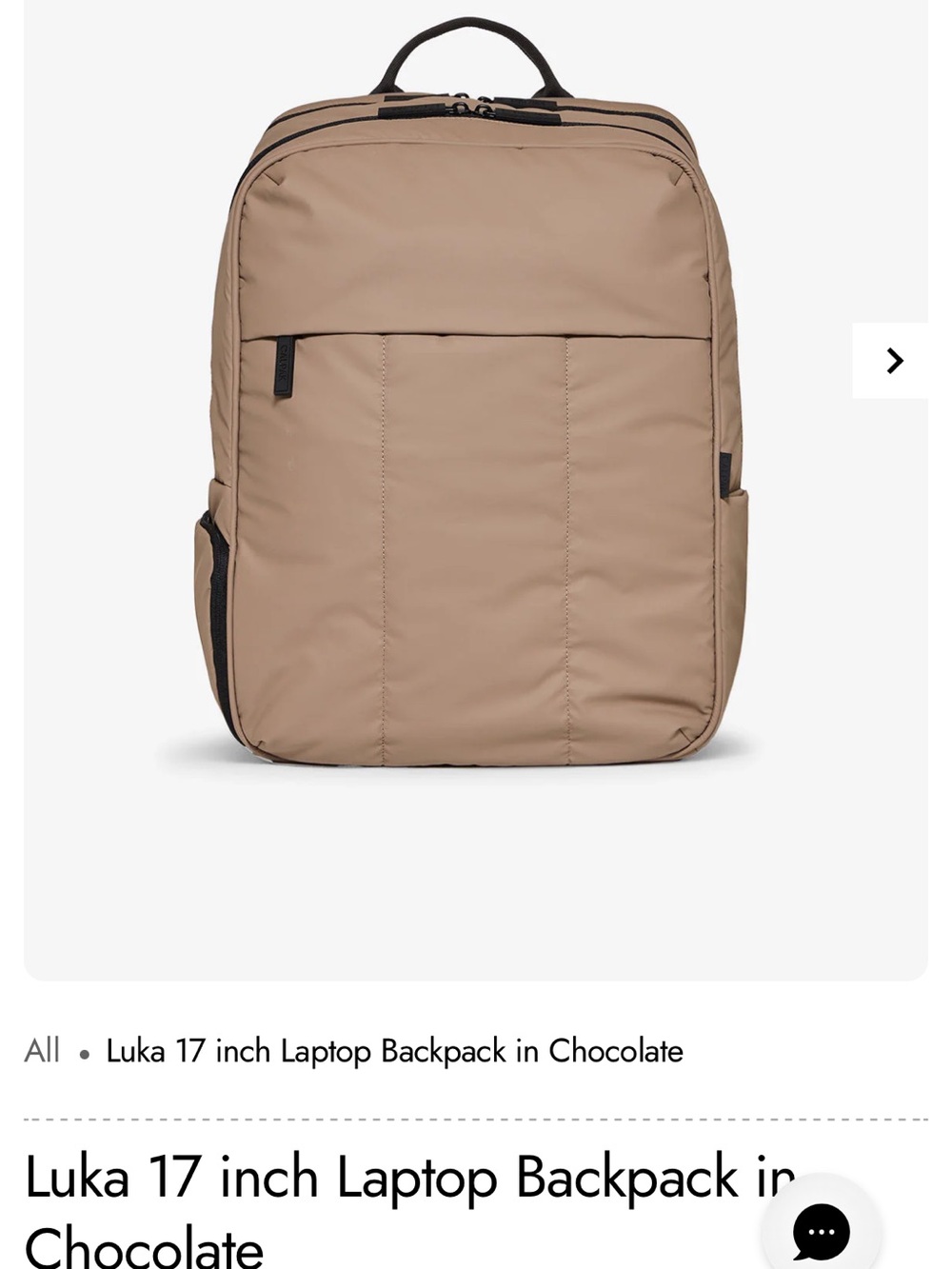 Calpak Luka Laptop Backpack in Chocolate Tan